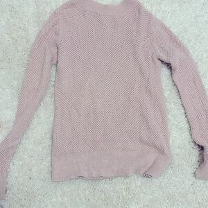 Pink Long Sleeved Sweater